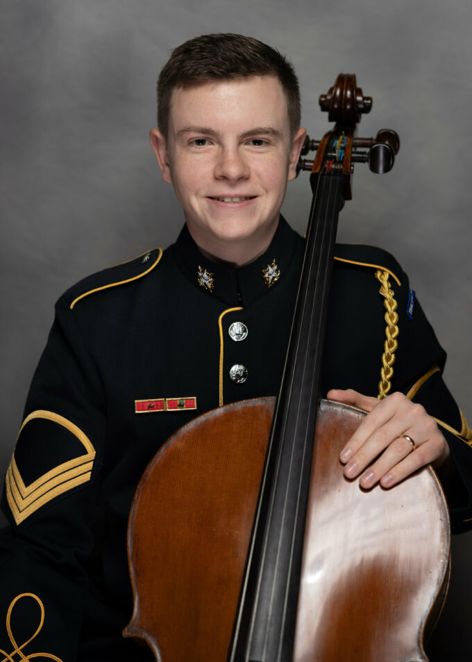 SSG James Hettinga, cello
