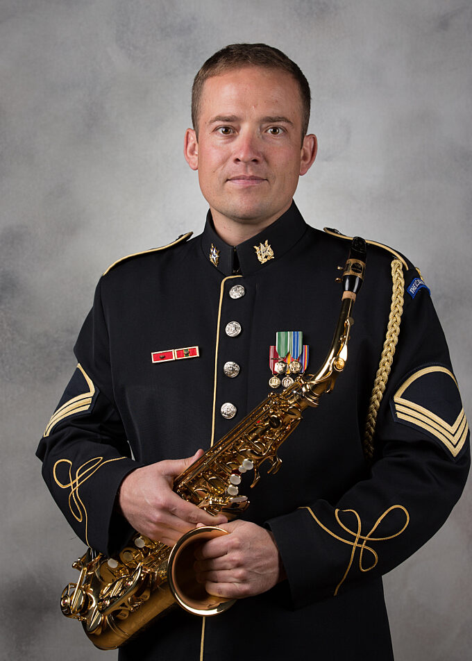 SFC Paul Tucker, saxophone